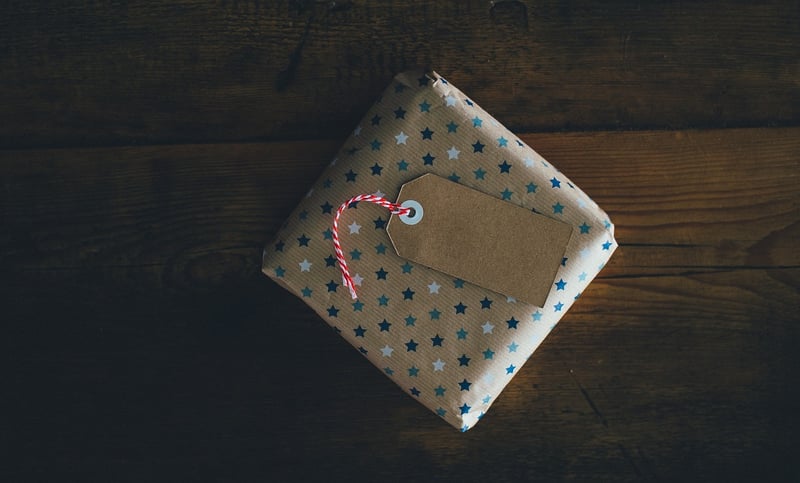 Upcycled Fabric Gift Wrap